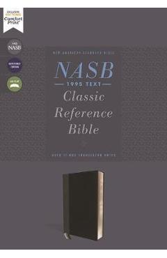 Nasb, Classic Reference Bible, Leathersoft, Black, Red Letter, 1995 Text, Comfort Print - Zondervan