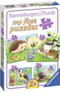 Primul meu puzzle 4 in 1. Animale de padure