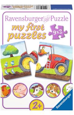 Puzzle 9 in 1. La ferma