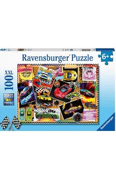 Puzzle 100. Masini de curse