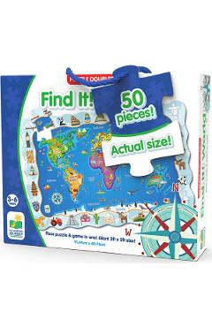 Puzzle si joc. Harta lumii