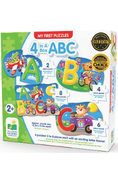 Set primele mele 4 puzzle-uri: ABC