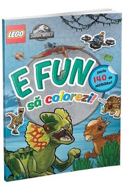 E fun sa colorezi! Lego Jurassic World Carti imagine 2022