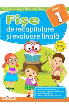 Fise de recapitulare si evaluare finala - Clasa 1 - Arina Damian, Cristina Martin, Florica Stoica