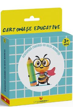 Descopera culorile cu Nuta Albinuta. Cartonase educative albinuta imagine 2022