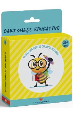 Descopera cifrele cu Nuta Albinuta. Cartonase educative albinuta imagine 2022