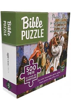 Puzzle biblic 500. Isus este recunoscator pentru copilasi