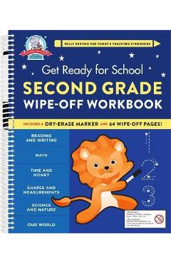 Get Ready for School: Second Grade Wipe-Off Workbook - Heather Stella