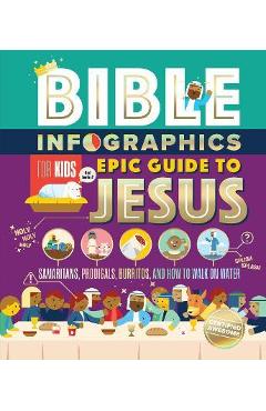 Bible Infographics for Kids Epic Guide to Jesus: Samaritans, Prodigals, Burritos, and How to Walk on Water - Harvest House Publishers