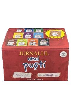 Jurnalul unui pusti, volumele 1-10 + Jurnalul meu - Jeff Kinney