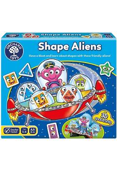 Joc educativ: Shape Aliens. Forme de extraterestrii