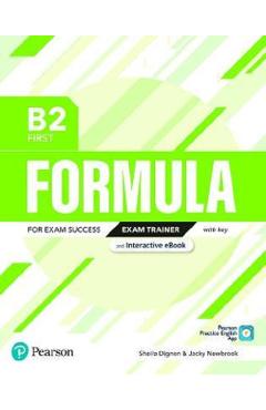 Formula B2 First Exam Trainer with key and Interactive eBook – Sheila Dignen, Jacky Newbrook and imagine 2022