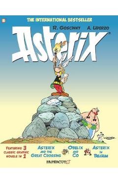 Asterix Omnibus #8: Collecting Asterix and the Great Crossing, Obelix and Co, Asterix in Belgium - Albert Uderzo