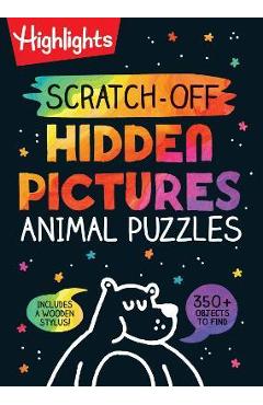 Scratch-Off Hidden Pictures Animal Puzzles - Highlights