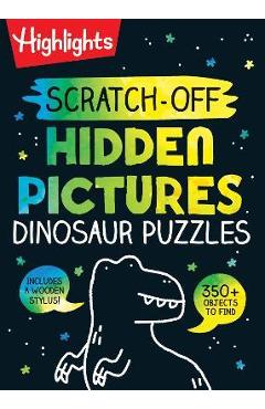 Scratch-Off Hidden Pictures Dinosaur Puzzles - Highlights