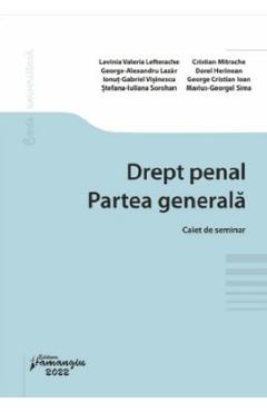 Drept penal. Partea generala. Caiet de seminar