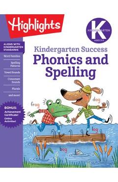 Kindergarten Phonics and Spelling Learning Fun Workbook - Highlights Learning