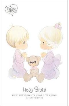 Nrsvce, Precious Moments Bible, White, Leathersoft, Comfort Print: Holy Bible - Catholic Bible Press