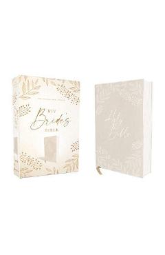 Niv, Bride\'s Bible, Cloth Over Board, Cream, Red Letter, Comfort Print - Zondervan