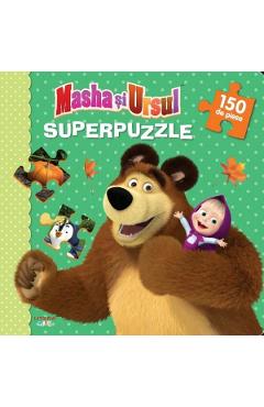 Masha si Ursul. Superpuzzle 150 piese - LITERA
