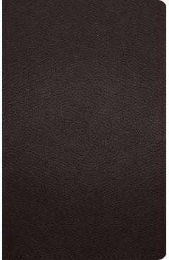 ESV Thinline Bible (Buffalo Leather, Deep Brown) -
