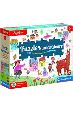 Joc educativ Agerino: Puzzle numaratoare