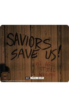 Mousepad flexibil: saviors save us. the walking dead