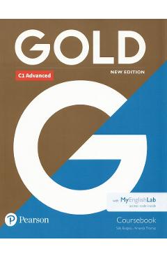 Gold New Edition C1 Advanced Coursebook with MyEnglishLab Pack - Sally Burgess, Amanda Thomas