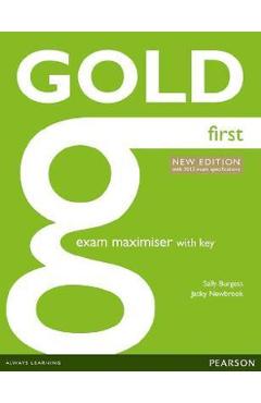 Gold First New Edition Exam Maximiser with Key – Sally Burgess, Jacky Newbrook Auxiliare imagine 2022