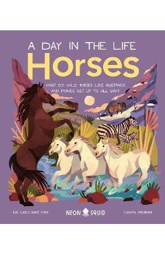 Horses (a Day in the Life): What Do Wild Horses Like Mustangs and Ponies Get Up to All Day? - Carly Anne York