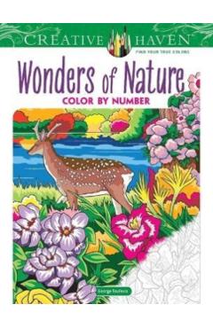 Creative Haven Wonders of Nature Color by Number - George Toufexis