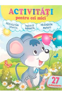Activitati pentru cei mici: soricelul. 27 autocolante
