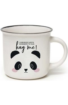 Cana: Cup-puccino. Panda. Hug Me!