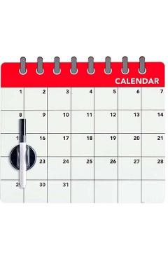 Calendar cu magnet pentru frigider