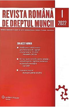 Revista romana de dreptul muncii Nr.1/2022