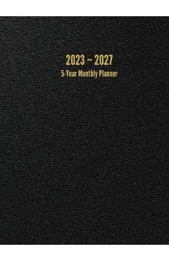 2023 - 2027 5-Year Monthly Planner: 60-Month Calendar (Black) - Large - I. S. Anderson