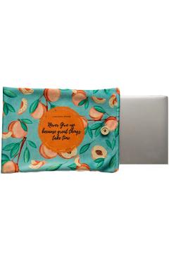 Husa pentru laptop. peach 15-16 inch