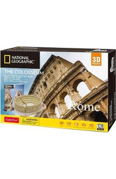 Puzzle 3D 131 piese + brosura. Colosseum