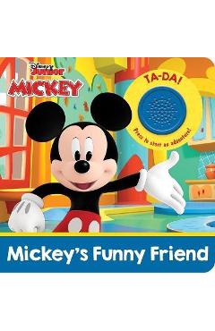 Disney Junior Mickey Mouse Funhouse: Mickey\'s Funny Friend Sound Book - Pi Kids