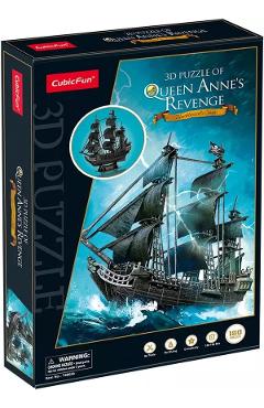 Puzzle 3D 180 piese. Nava Queen Anne