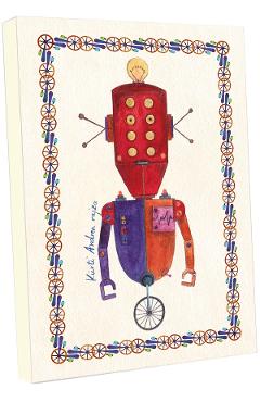 Carnetel 24: Robot rosu-albastru