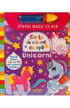 Stiloul magic cu apa. Unicorni - FLAMINGO