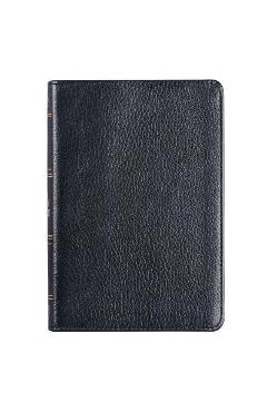 KJV Compact Bible Black Full Grain Leather -