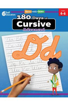 180 Days of Cursive: Advanced: Practice, Assess, Diagnose - Shell Education - Imagine 1
