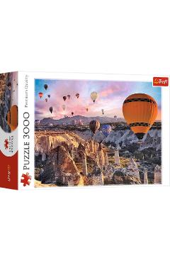 Puzzle 3000. In aer cu balonul