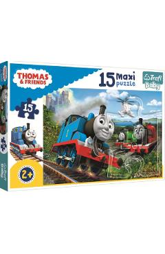 Puzzle 15 maxi. Thomas: Locomotive in viteza