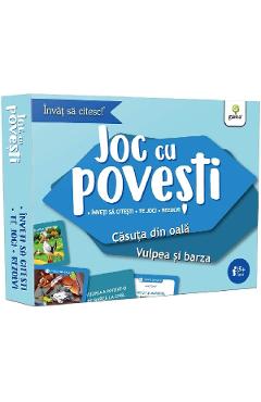 Joc cu povesti: Casuta din oala. Vulpea si barza 5 ani+