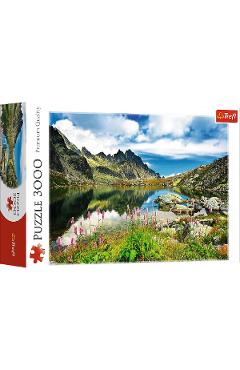 Puzzle 3000. Lac in muntii Tatra. Slovacia