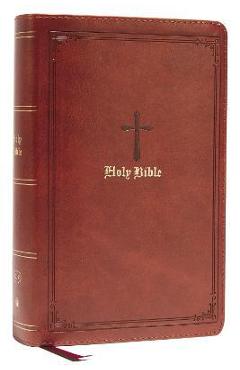 Kjv, Personal Size Large Print Single-Column Reference Bible, Leathersoft, Brown, Red Letter, Comfort Print: Holy Bible, King James Version - Thomas Nelson
