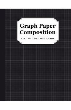 Graph Paper Composition Notebook: Quad Ruled 5x5, Grid Paper for Students in Math and Science - Math Wizo